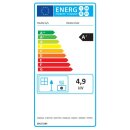 Hwam 4560 (C) Gussrahmentür Grau ohne Seitenscheiben