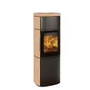 Hwam 4560 (M) Glastür Schwarz mit...