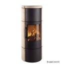 Hwam 3660 (C) Gussrahmentür Schwarz mit...