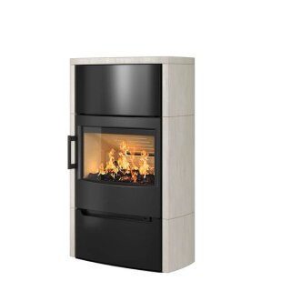 Wiking Maxi 6 Natursteinverkleidung Holzfachtür grau weiß