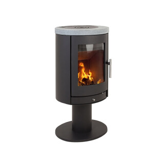 Heta Scan Line 850 auf Drehsäule grau Limestone Top