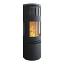 Heta Scan Line 900B mit Seitenscheiben schwarz Glastür Limestone komplett