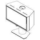 Heta Scan Line 100 schwarz auf Säule