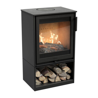 Contura 210 mit Holzfach Gusstür