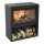 Contura 310G schwarz mit Glasfront