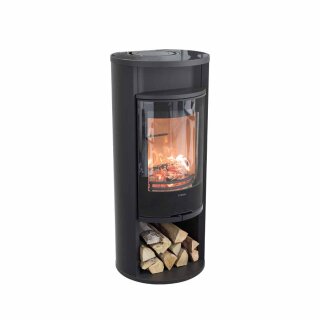 Contura 610G Style Glasfront mit Warmhaltefach Glastop
