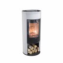Contura 610G Style weiß mit Frontblende und Glastop