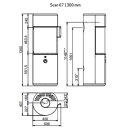 Scan 67 Zensoric 1300 BP (Schwarz) | Reduziertes Ausstellungsstück