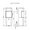 Jotul F 174 Zensoric LTD DE BP (schwarz mit Jubiläums-Logo) | Reduziertes Ausstellungsstück