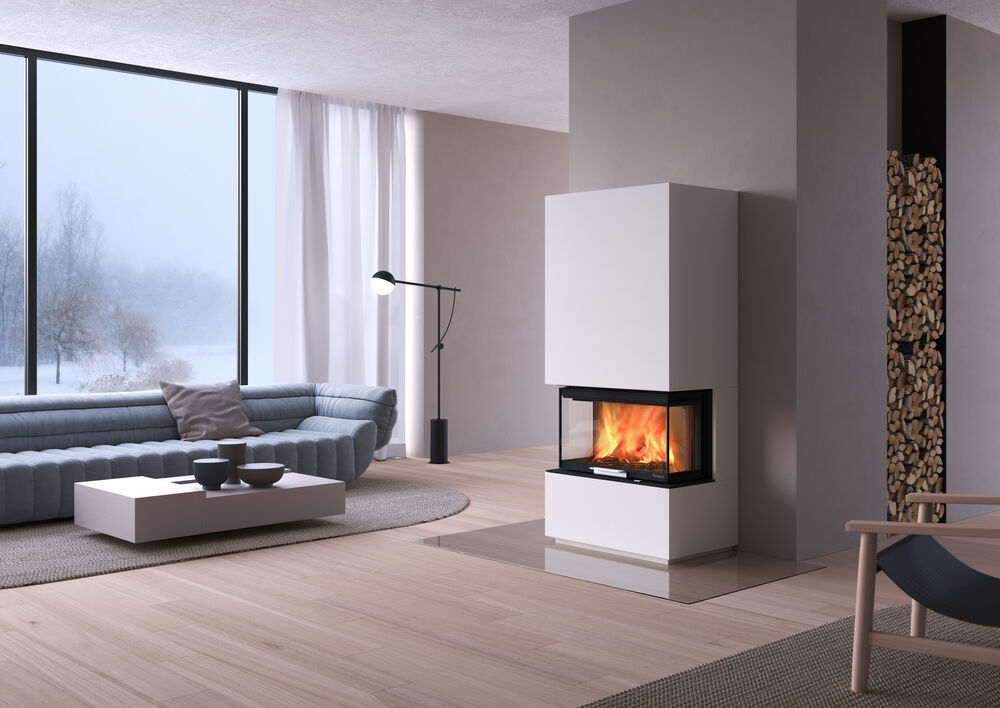 Kaminanlage im Wohnraum